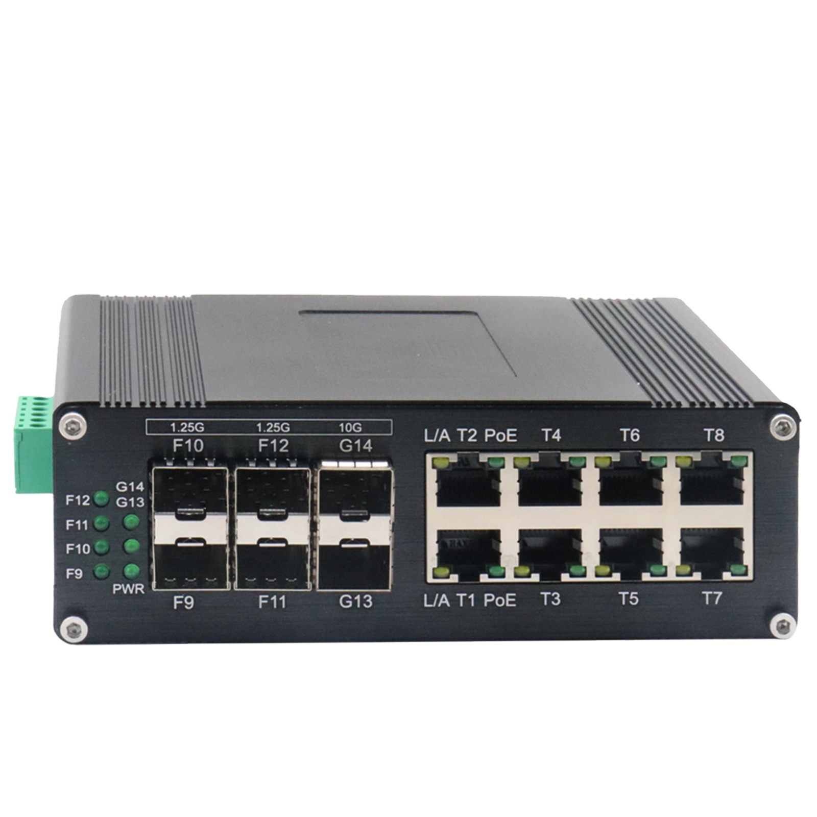 Managed Gigabit Poe Switch 8 Port 802.3At - Industrial Ethernet Switch Gigabit 8 Port